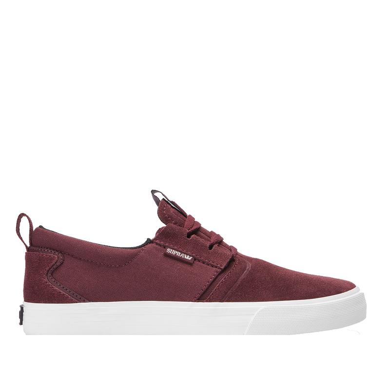 Zapatillas Bajas Supra Argentina Hombre - FLOW Burdeos (UTSZN-9048)